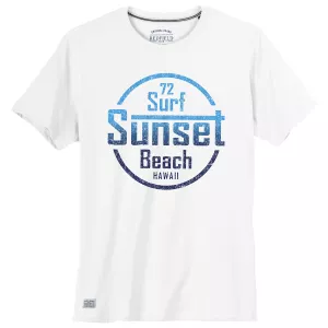 T-shirt Redfield Sunset Beach blanc