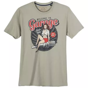 T-shirt Redfield Garage rétro gris tourterelle