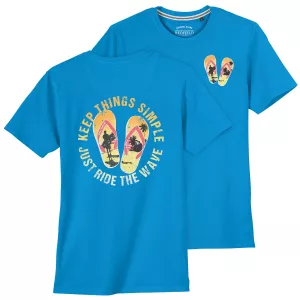 T-shirt Redfield Beach Vibes bleu gitane 