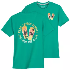 T-shirt Redfield Beach Vibes vert piscine 