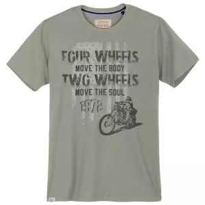 T-shirt Redfield Two Wheels gris tourterelle