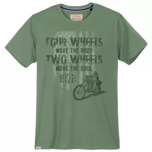 T-shirt Redfield Two Wheels vert sauge