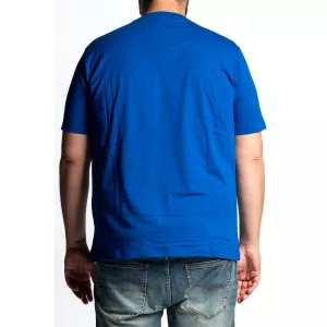 T-shirt voiture vintage bleu royal-5XL