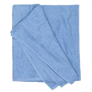 Serviette de plage ou sauna XXL bleu clair 220 x 155 cm