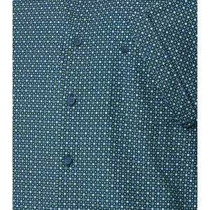 Chemise imprimée motifs vert et bleu-6XL