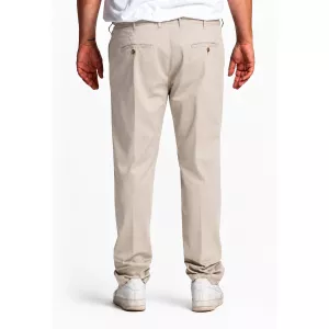 Pantalon chino stretch sable clairt élégant-E64
