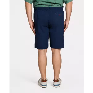 Bermuda confort bleu marine-6XL