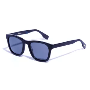 Lunettes de soleil carrées noire en bio-acétate-54-21-15