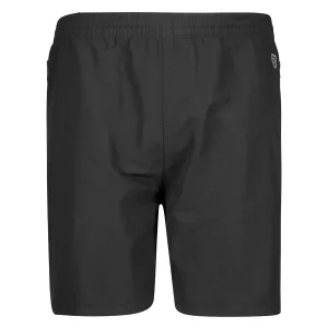 Bermuda noir microfibre ultra léger et pratique