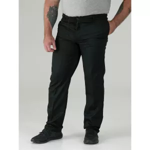 Pantalon taille élastiquée noir basilio-P50