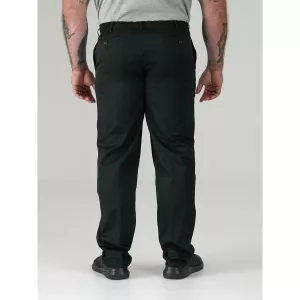 Pantalon taille élastiquée noir basilio-P44