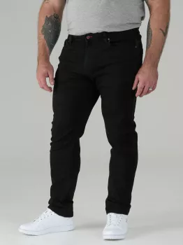 Jean tapered fit extensible noir -P60