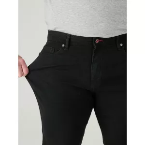Jean tapered fit extensible noir -P60