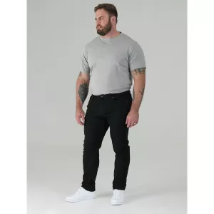 Jean tapered fit extensible noir -P46