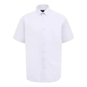 Chemise manches courtes élégante blanche-4XL