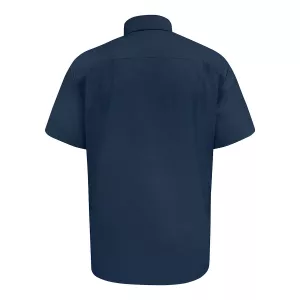 Chemise manches courtes élégante bleu marine-8XL