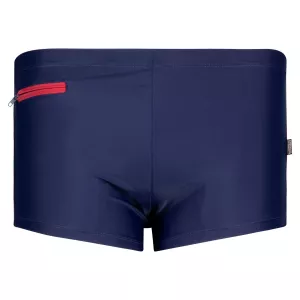 Maillot de bain poche zippée Marine et Rouge
