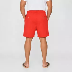 Bermuda chino léger Rouge Corail-9XL