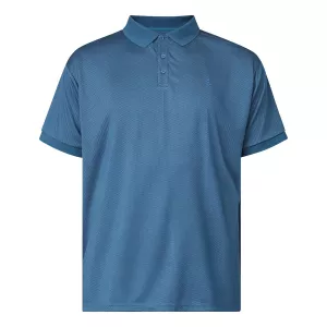 Polo Cool Effect texturé bleu