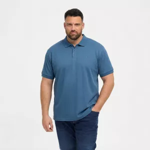 Polo Cool Effect texturé bleu-8XL