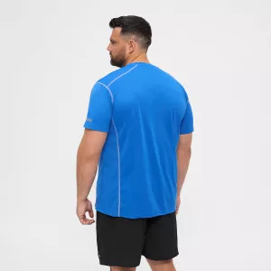 T-shirt SportTech bleu cobalt North léger sport-4XL
