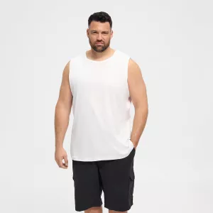 Maillot de corps TankTop blanc sans manche-4XL