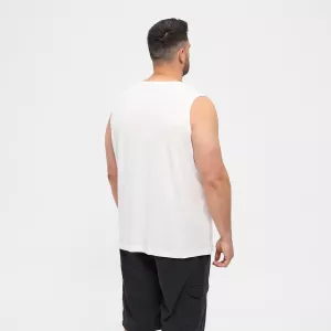 Maillot de corps TankTop blanc sans manche-4XL