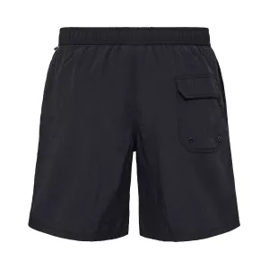 Short de bain noir séchage rapide-6XL