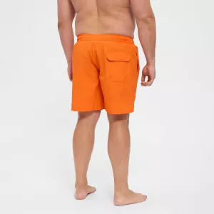 Short de bain orange séchage rapide-7XL