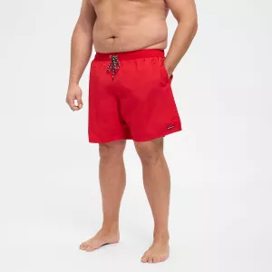 Short de bain rouge séchage rapide-5XL