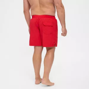 Short de bain rouge séchage rapide-4XL