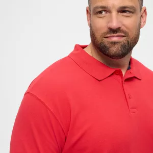 Polo piquet rouge avec poche-2XL