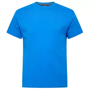T-shirt bleu cobalt Col rond North basic