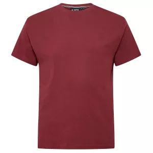 T-shirt bordeaux Col rond North basic
