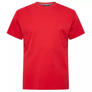 T-shirt rouge Col rond North basic