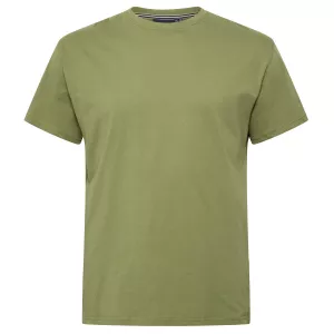 T-shirt vert olive Col rond North basic