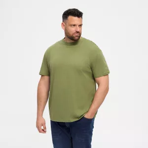 T-shirt vert olive Col rond North basic-3XL