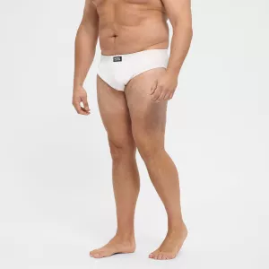 Slip stretch blanc grande taille-5XL