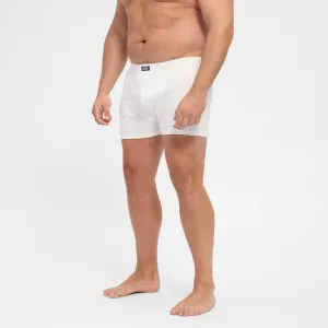 Boxer Stretch blanc grande taille-2XL