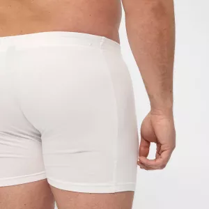 Boxer Stretch blanc grande taille-2XL