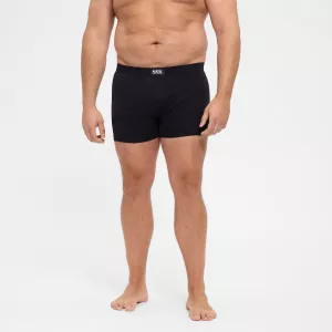 Boxer Stretch noir grande taille-8XL