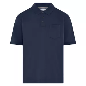 Polo Castro poche poitrine bleu marine-3XL