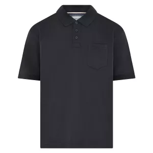 Polo Castro poche poitrine noir