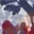 motif-floral-bleu-bordeaux