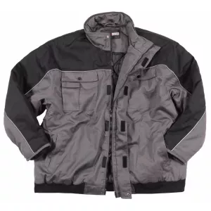 Veste chantier noir et Gris foncé  de 3XL à 10XL