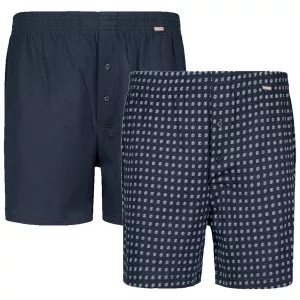 Pack 2 caleçons longs de qualité bleu marine grande taille 8(2XL) - 32(18XL)