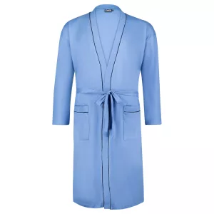 Peignoir - Robe de chambre bleu clair de 3XL à 10XL