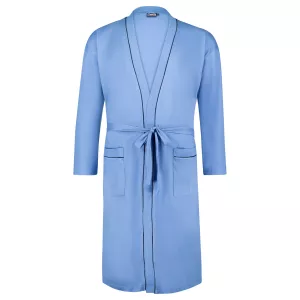Peignoir - Robe de chambre bleu clair de 3XL à 10XL