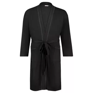 Peignoir - Robe de chambre noir de 3XL à 10XL