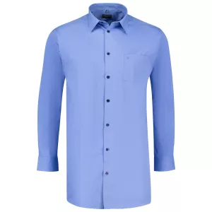 Chemise manche longue business bleu clair du 4XL au 10XL JOHN